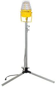 Portable light stand LED 78 watt single 360 degree head 7' heavy duty tripod 9,750 Lumens