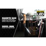 Handheld light LED rechargeable 500 Lumens folding