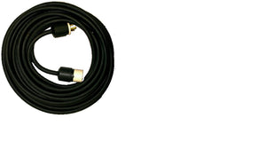 extension cord 12/3 SOW 100 ft black rubber 20A 250V twist lock L6-20