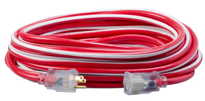 Extension cord 12/3 SJTW Red/White