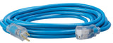 Extension cord 12/3 SJTW Cool Blue