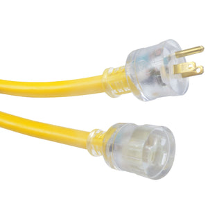 Extension cord, 10/3 SJTW Yellow