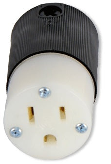 Female connector 15A 125V 2 Pole 2 Wire 5-15 Bryant