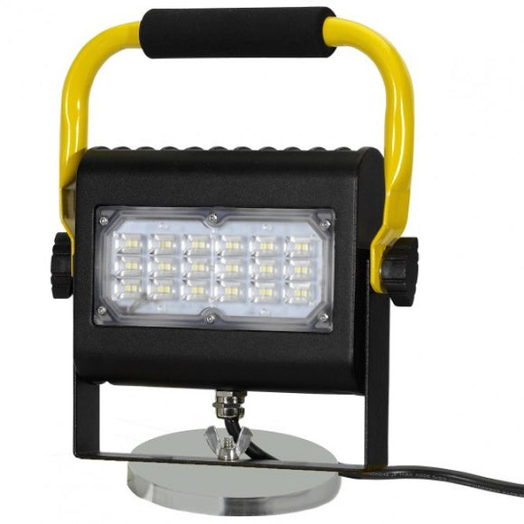 Portable Work Light LED 30 Watt Single Head w/ Magnet