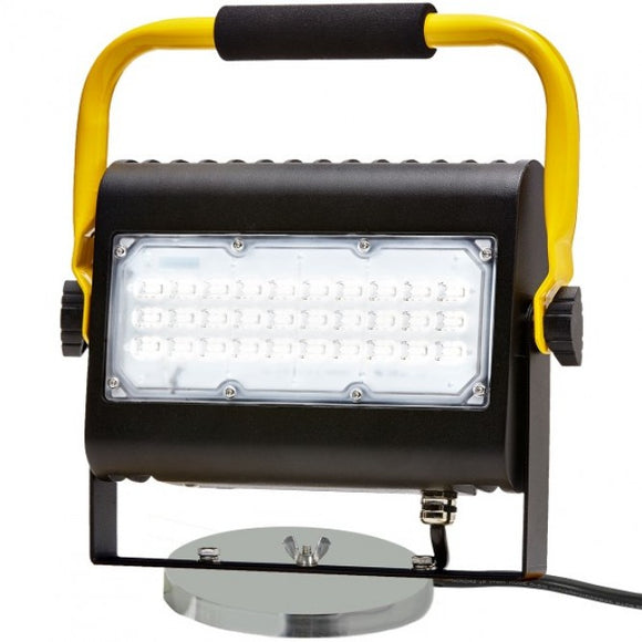 Portable Work Light LED 50 Watt Single Head w/ Magnet