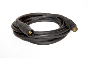 Stage & lighting 2/0 cable 600 volt 200 AMP 100 feet c/w black male + female cam ends