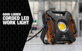 Portable Work light LED 6,000 Lumen rechargeable