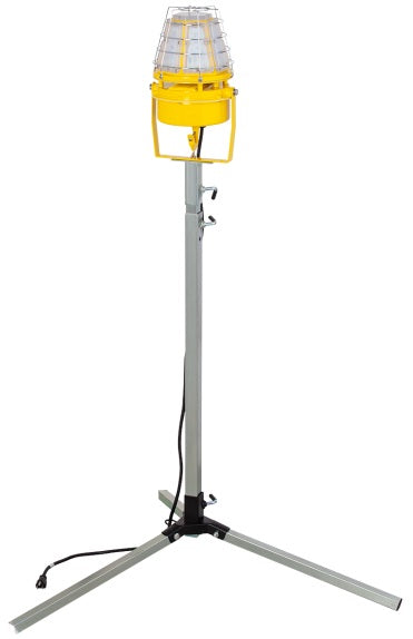 Portable light stand LED 78 watt single 360 degree head 7' heavy duty tripod 9,750 Lumens
