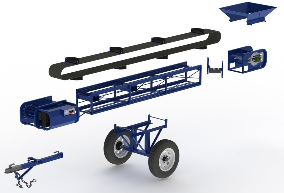 Dirt Conveyor Hire Portable Conveyor Portable Conveyor 110v