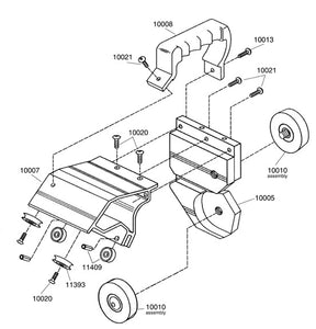 Flange track bearing kit for Pro Cut-Off