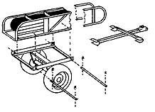 Axle assemblies for portable conveyors