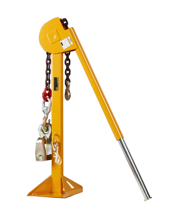 Post puller MP-3 manual c/w chain & post grabber