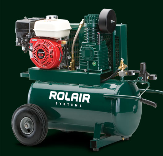 Rolair 9 gallon online gas air compressor
