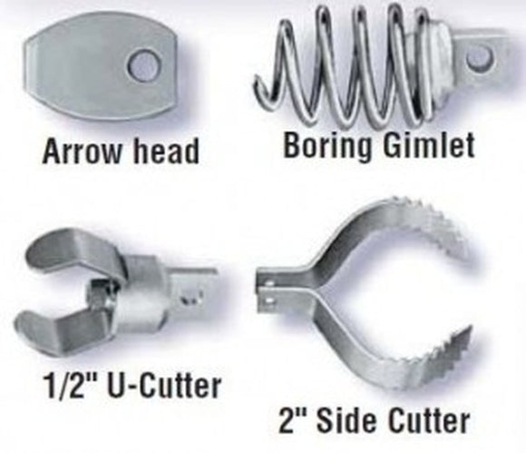 Cutter set for Mini-Rooter series drain cleaners 3/8