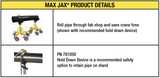 Max Jax Kit  No 1  includes basic stand, rollerhead kit & castors